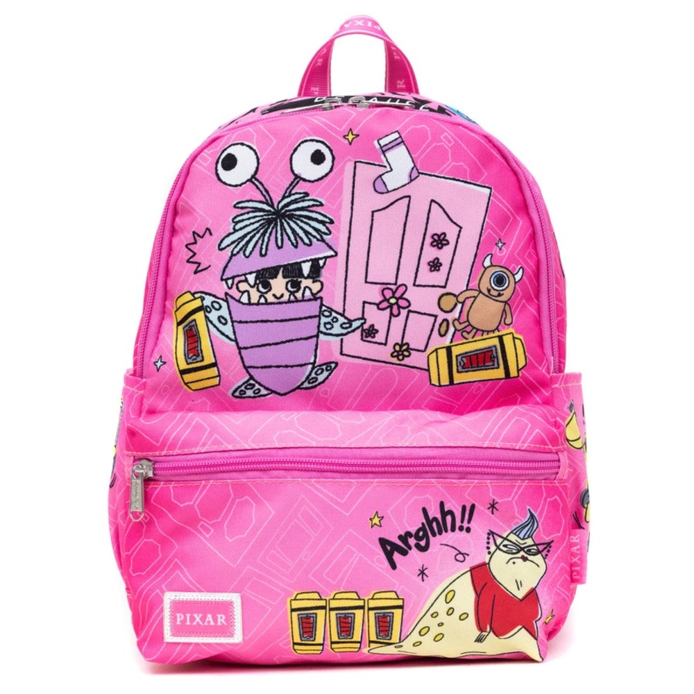 Pixar Animation Monsters Inc Boo Scare Door Sulley Mike Mini Nylon Backpack